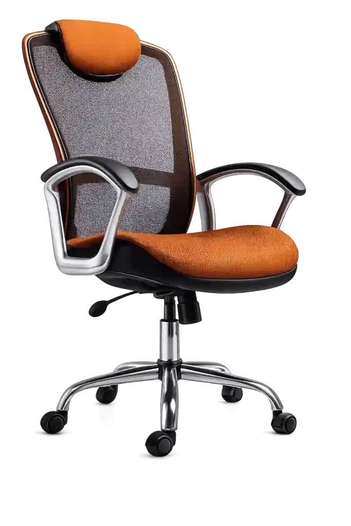 Comfortable ergonomic office chair with mesh back and cushioned seat for everyday use.