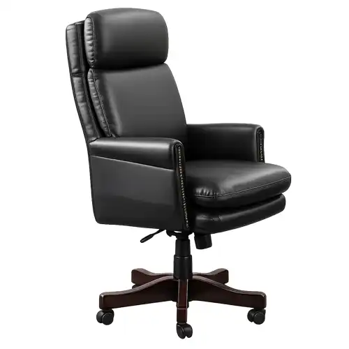 Leather office chair by Office Chairs Suppliers in Qatar with premium finish.