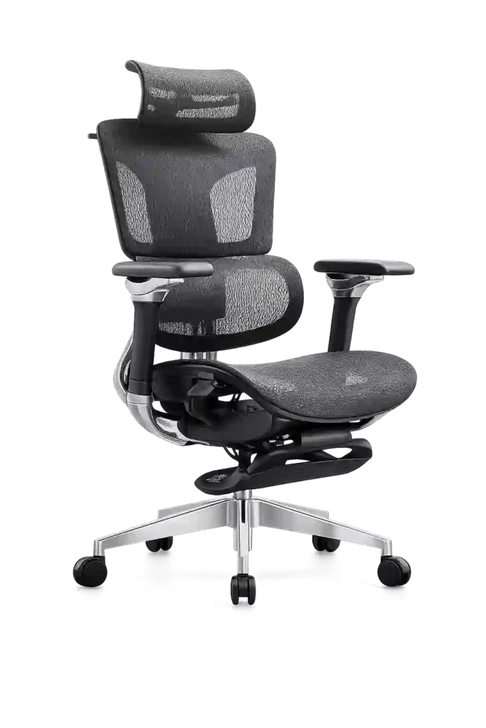 Ergonomic office chair by office furniture suppliers in Qatar for comfort and support.