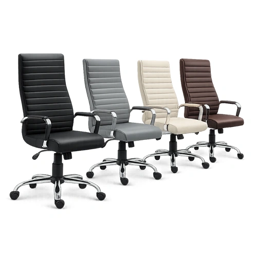 Modern ergonomic office chairs with executive design for modern office furniture in Qatar.